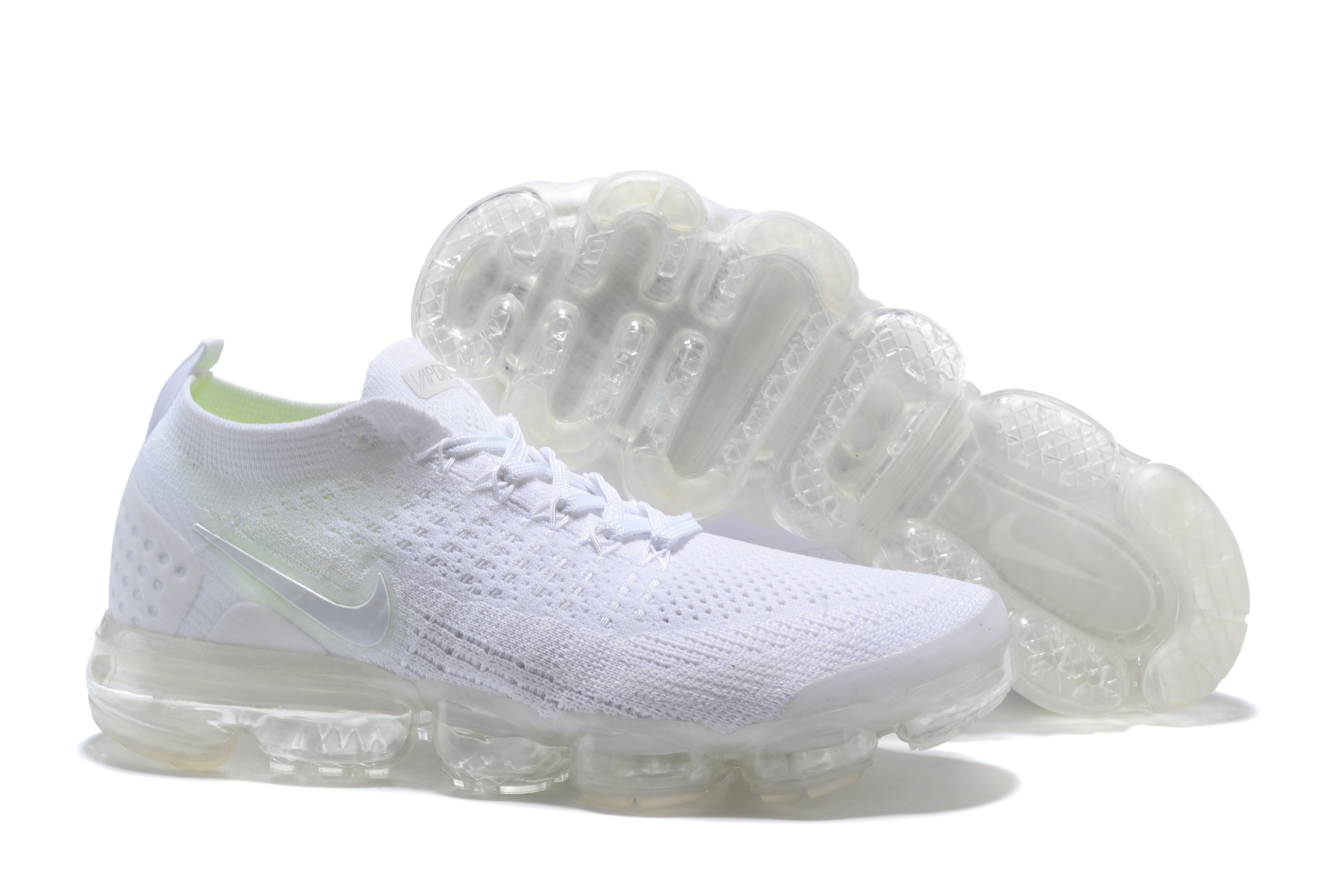 2018 Nike Air VaporMax II All White Shoes - Click Image to Close